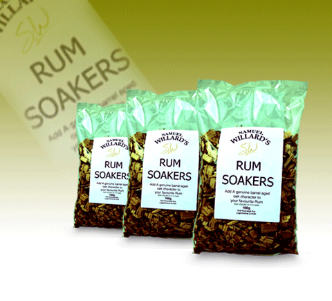 (image for) Rum Soakers 100gm Willards - Click Image to Close